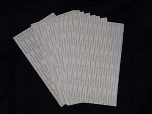 10x New Tacki Mac Hockey Water activated double sided adhesive for grips - Picture 1 of 1