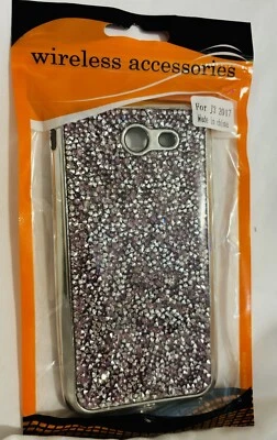 Para Samsung Galaxy J3 Emerge / Express Prime 2 - FUNDA DE GOMA DIAMANTE BLING TACHUELAS Foto 1 de 3