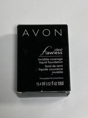 Avon Ideal Flawless Invisible Coverage Liquid Foundation Samples Med/Med Deep - Image 1 of 2
