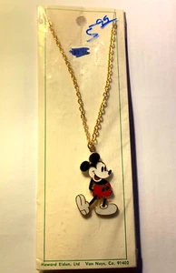 MICKEY MOUSE VINTAGE 1980's COLLECTIBLE WALT DISNEY 18" NECKLACE -NICE! - Picture 1 of 4