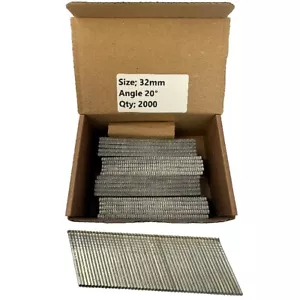 Brads/chiodi angolati 16Gauge 20° 32 mm x 2000 per pistola chiodi DeWalt DCN660N - Foto 1 di 5