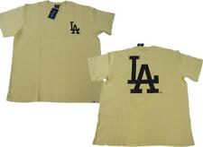 New Los Angeles Dodgers Mens Sizes S-M-L-XL-2XL Yellow Majestic Shirt