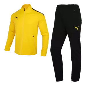 Puma 93225302 Herren Trainingsanzug 3 Strick Trainingsanzug Jacke Hose gelb/schwarz - Bild 1 von 4