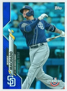 2020 Topps Opening Day Blue Foil Parallel #200 Manny Machado Padres - Picture 1 of 1