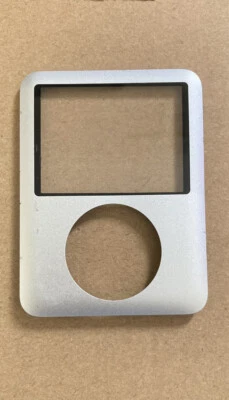 Apple iPod Nano 3rd Gen Silver Face Plate Replacement Part Front Plate Metal  - Image 1 of 4