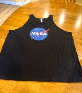 NASA Bella + Canvas 2XL Logo Space Program Tank Top T Shirt Tee Men Women NEW - Picture 1 of 4
