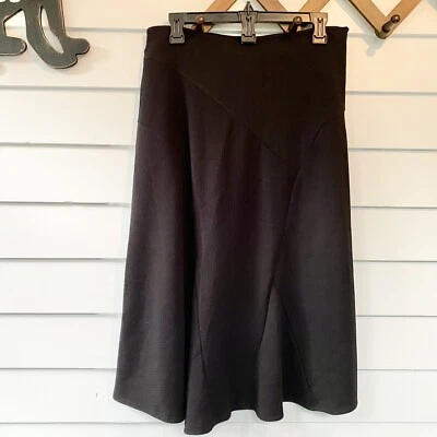 NY коллекции черный линия юбка новый размер средний $50 Midi эластичной вне времени - Изображение 1 из 4