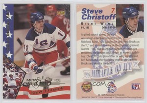 1995 Signature Rookies Miracle on Ice 1980 Gold Medal Set Steve Christoff #7