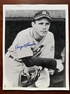 Virgil Trucks Detroit Tigers (1941-1952) SIGNED 8x10 B&W Photo (deceased) - Picture 1 of 1