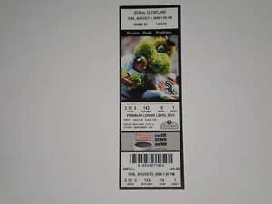 Chicago White Sox vs Indians MLB Ticket Stub 2009-AJ Pierzynski HR-Ramirez HR - Picture 1 of 1