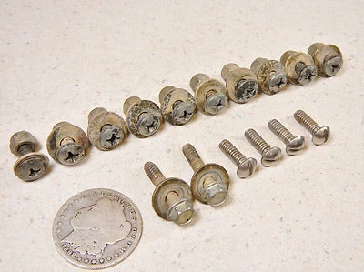 98 POLARIS SCRAMBLER 400 GUARDABARROS TRASERO PROTECTOR CONTRA SALPICADURAS PERNOS DE MONTAJE Foto 1 de 4