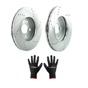 Front Disc Brake Rotors Set for Chevrolet HHR 2006-2010/Malibu 2004-2012 S-55093 - Picture 1 of 12