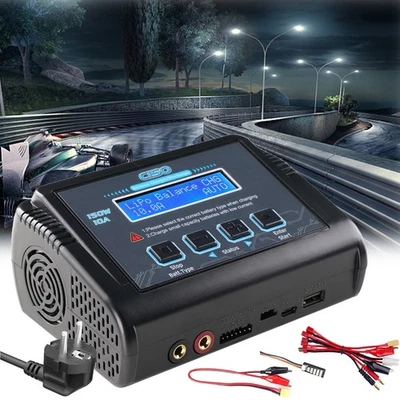 RC Akku Balance Ladegerät C150/T240 AC/DC für LiPo LiHV LiFe Lilon NiCd NiMh - Bild 1 von 4