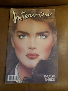 Andy Warhol Interview Magazine Brook Shields August 1983 - Picture 1 of 2