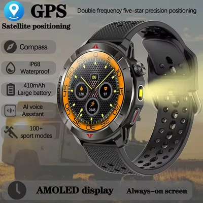 Military Men's Smart Watch Bluetooth Call GPS Outdoor Smartwatch For iOS Android - Image 1 of 4