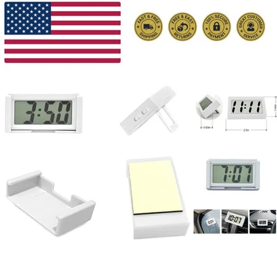 Reloj Digital Pequeño, con Pantalla LCD Jumbo Hora y Día, Mini Automotriz Pequeño... Foto 1 de 4