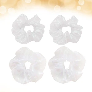4 Stück Netz Haar Ring Miss Gauze Scrunchies Damen Krawatten Stretch Seil - Bild 1 von 11