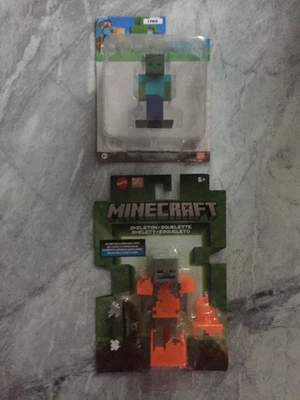 Minecraft 15th Anniversary Figure: FLAMING SKELETON Bundle - Image 1 of 4