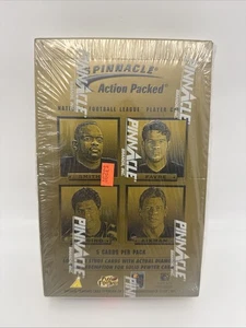 ULTRA RARE 1996 Pinnacle Action Packed Football Hobby Box DIAMONDS? 24kt GOLD ? - Bild 1 von 6