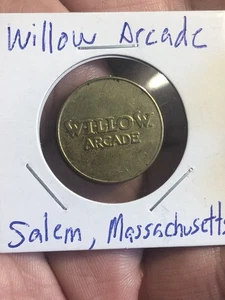 Arcade Token - Willow Arcade - Salem Massachusetts - Bild 1 von 9