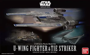 BANDAI STAR WARS 1/144 U-Wing Fighter & TIE Striker New - Picture 1 of 13