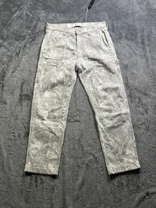 Hollister Jeans Herren 30x30 grau Camouflage lose Carpenter Doppelknie Workwear - Bild 1 von 7
