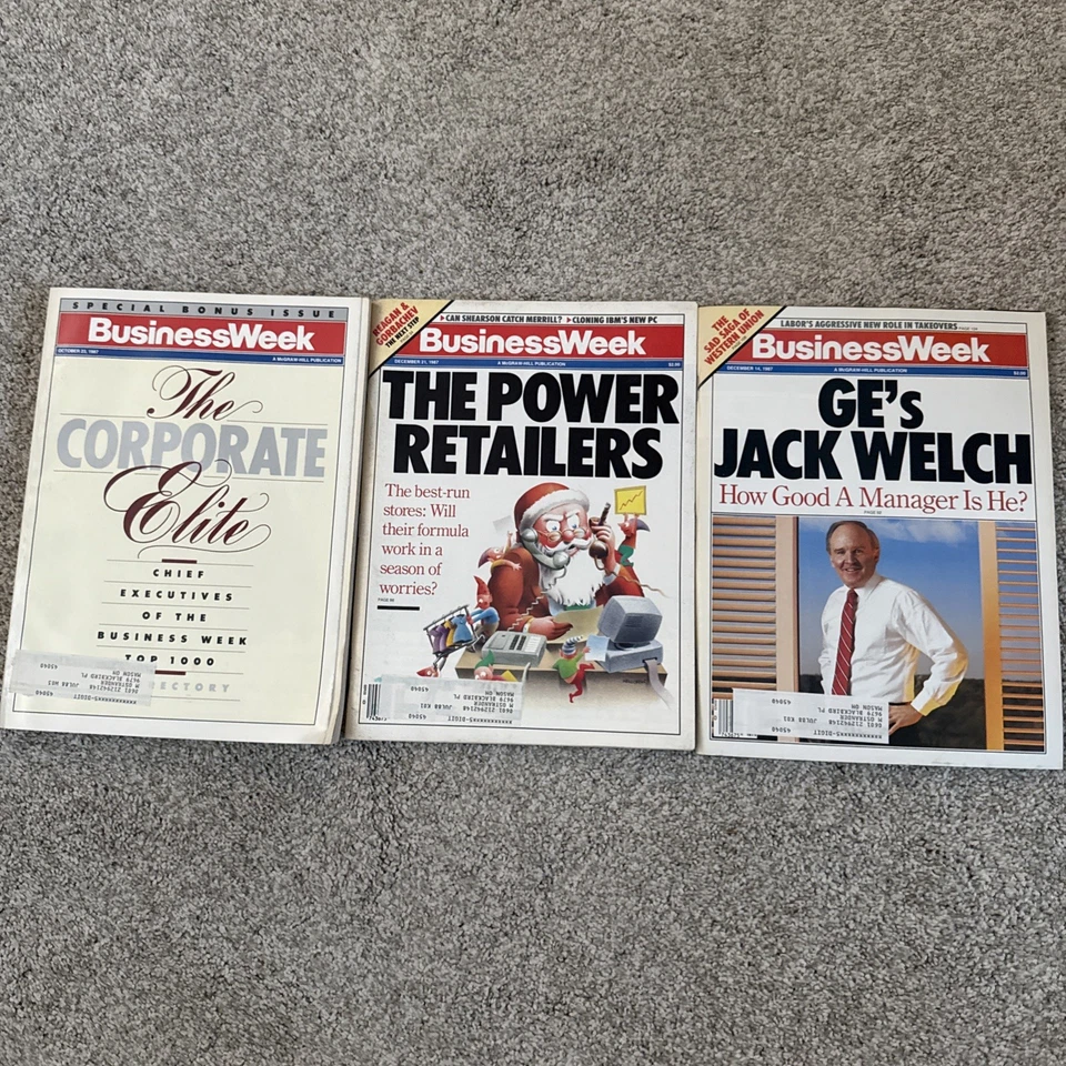 Lot Of 3 BusinessWeek Magazines 1987 - Image 1 of 4