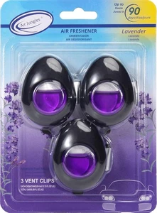 Clip di sfiato deodorante per auto numero 3, lavanda, 4 ml ciascuno - Foto 1 di 7