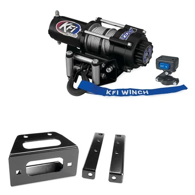 Combo de cabrestante KFI 2500 lb Polaris RZR RZR-S RZR 4 800 2008-2014 RZR 570 2012-2018 Foto 1 de 4