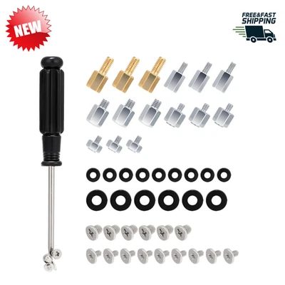 46PCS NVME M.2 SSD Mounting Screw Kit for Asus Gigabyte MSI ASRock - Image 1 of 4