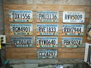 Georgia Exp 2019 lotto di 10 targhette targhette condizioni artigianali TDX1556 - Foto 1 di 1