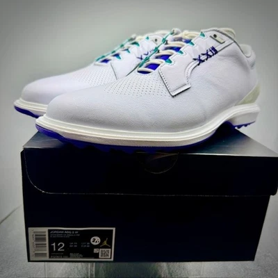 Air Jordan ADG 5 W Golf Shoes White Grape Ice FQ7874-100 Men's Size 12 - Image 1 of 4