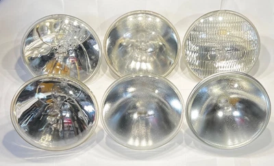 GE 1000w Par 64 Lamps Set of 6 Assorted CP60 CP61 CP62 Pars GX16D Parcan Bulbs - Image 1 of 4