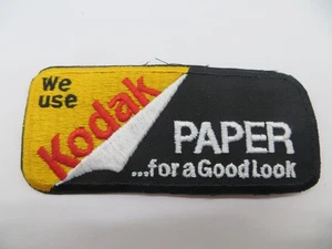 Vintage Patch "We Use Kodak PAPER... for a Good Look" Fotokamera #1173 - Bild 1 von 2