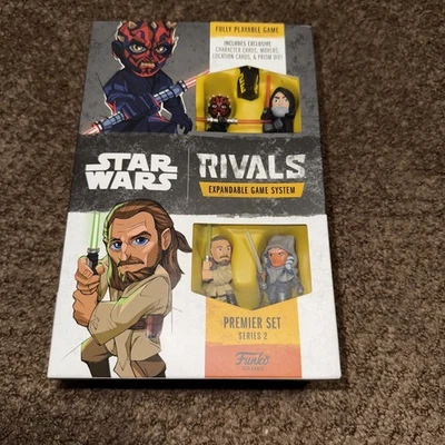 Funko Star Wars Rivals Series 2 Premier Set Maul, Baylon, Qui-Gon Jinn, Ahsoka  - Imagem 1 de 4