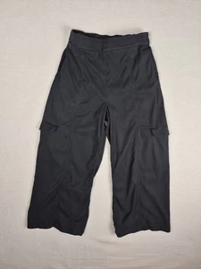 Lululemon Damengröße 4 schwarz Cargo weites Bein kurze Hose Athleisure Reisen - Bild 1 von 7