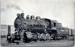 Canadian Pacific Lokomotive THREE RIVERS ONTARIO, Canada train RPPC - Postkarte - Bild 1 von 2