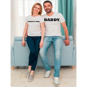 Funny Couple Matching Shirts Daddy Daddy's Girl Tshirt Valentine's gift Adult Te - Picture 1 of 17