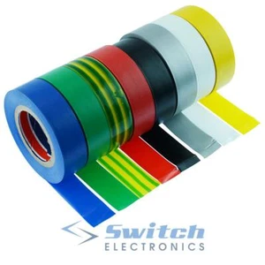 Electrical PVC Insulation Tape Flame Retardant Insulating 19mm x 20m - Picture 1 of 4