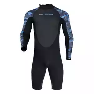 2MMJumpsuit Manga Larga Corto NUEVO Traje de Buceo Buceo Térmico Cálido Traje de Neopreno - Imagen 1 de 18
