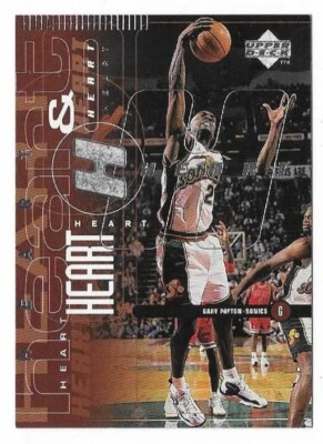 GARY PAYTON VIN BAKER 1998-99 Upper Deck Basketball # 144 Seattle NM - MT - Image 1 of 2