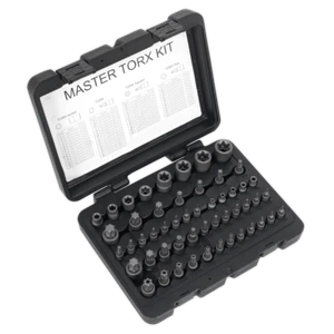 Sealey AK6199 TRX-Star* Master Socket Set 52pc 1/4", 3/8" & 1/2"Sq Drive - Picture 1 of 12