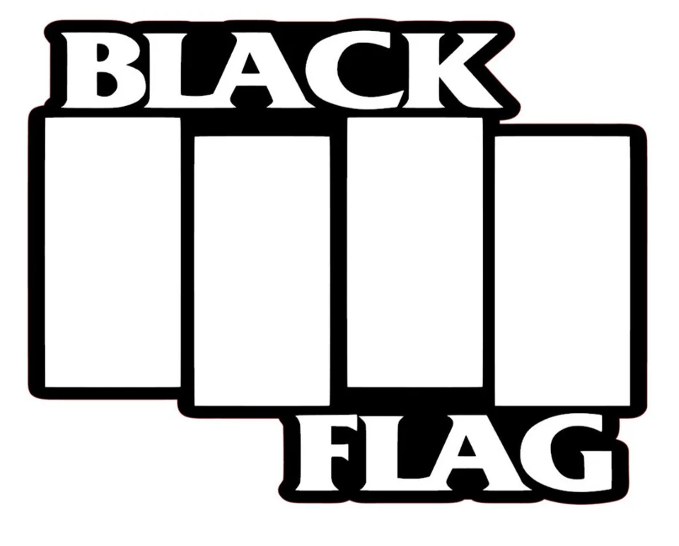 Adesivo/decalque de vinil cortado branco logotipo bandeira preta UV cofre externo - Imagem 1 de 1