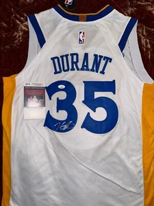 Kevin DURANT GSW New Jersey Signed Autographed JSA Hof? - Picture 1 of 4