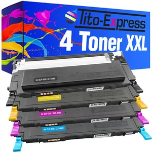 4 Toner XXL PlatinumSerie für Samsung CLP-310 CLP-315 CLX-3175 CLX-3170 FN - Photo 1/12