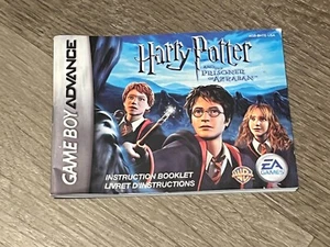 Harry Potter and the Prisoner of Azkaban Manual Nintendo Game Boy Advance GBA - Picture 1 of 3