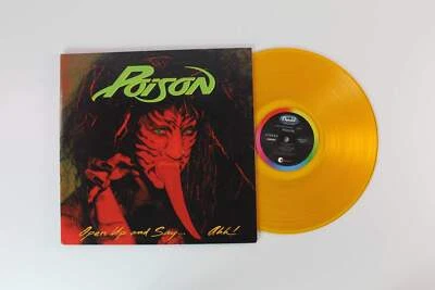 Poison - Open Up and Say...Ahh! on Capitol Friday Music Ltd 180 Gram Gold Vinyl - Image 1 of 3