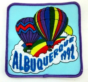 Hot Air Balloon Patch Albuquerque 1992 SWBA Limited Edition 4" x 4" - Picture 1 of 2