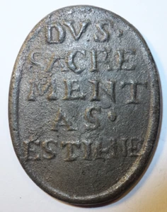 Jeton / Méreau religieux, Paroisse Saint Etienne de Lille, vers 1680, Rare !! - Picture 1 of 2
