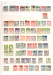 Nachlass Dänische Briefmarken ab 1875 - Bild 1 von 2
